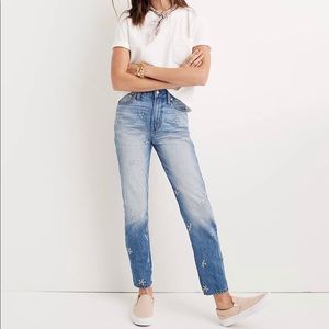 Madewell The Perfect Summer Jean: Daisy Embroidered Edition size 29